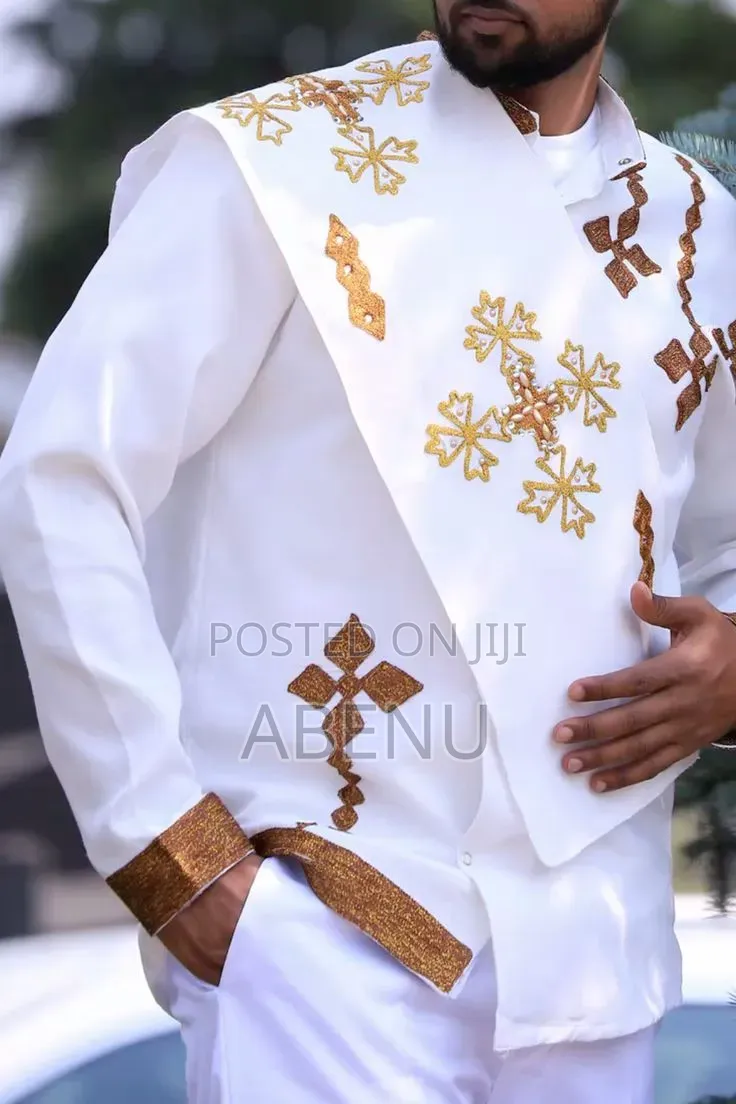 Elegant Ethiopian Habesha Men’s Traditional Wear