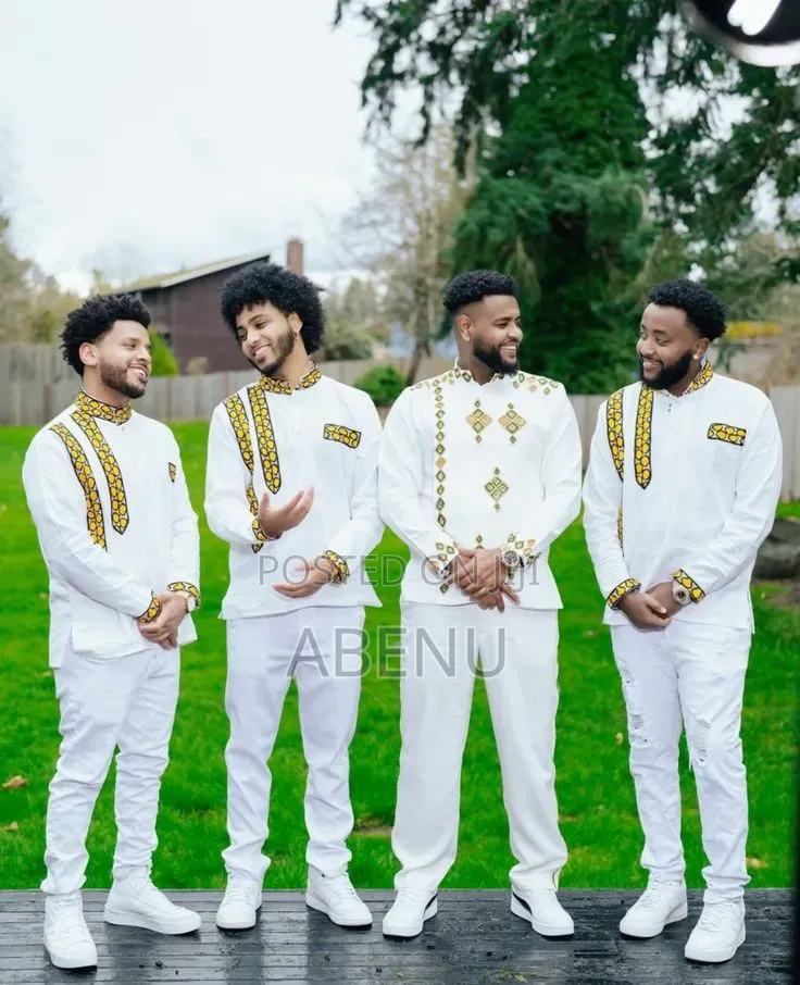 Elegant Ethiopian Habesha Men’s Traditional Wear