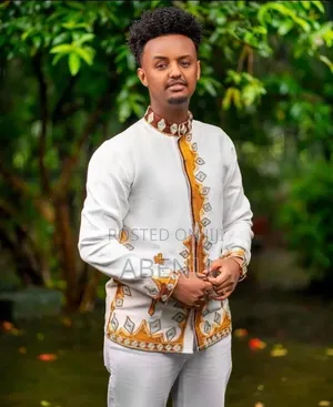 Elegant Ethiopian Habesha Men’s Traditional Shirt