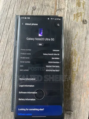 Samsung Galaxy Note 20 Ultra 128 GB Black