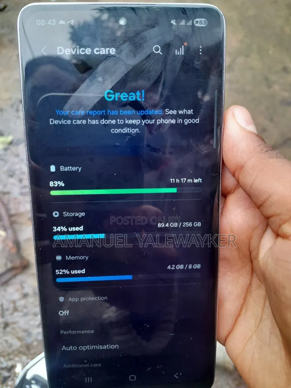 Samsung Galaxy A73 5G 256 GB Gray