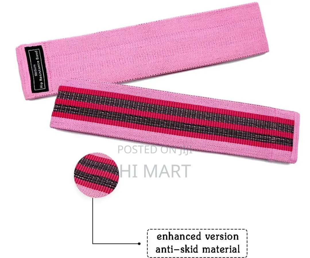 3pcs Elastic Hip Resistance Band Set