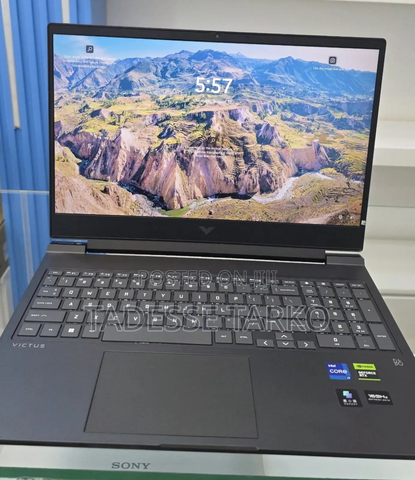 New Laptop HP Victus 16 16GB Intel Core i7 SSD 1T