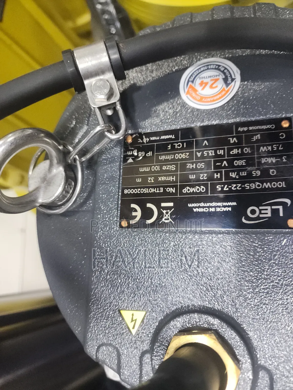 Leo Dewatering Water Pump 10hp
