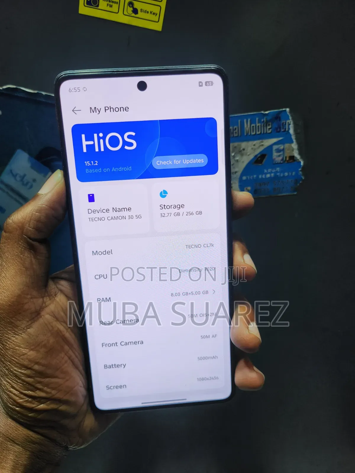 Tecno Camon 30 5G 256 GB Black