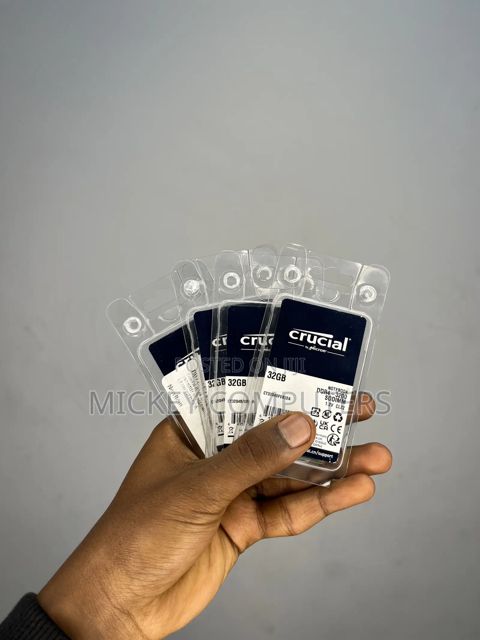 Crucial 32gb Ddr4 3200mhz Sodimm Laptop Ram