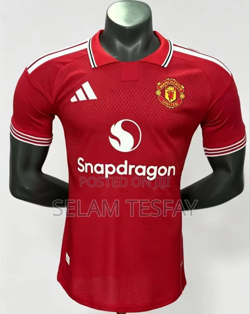 Red Maliya Football Jersey