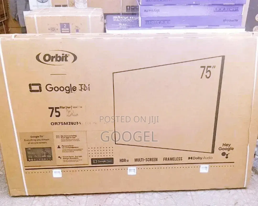 75+inch Orbit Frameless Screen New 2026 Model Google TV