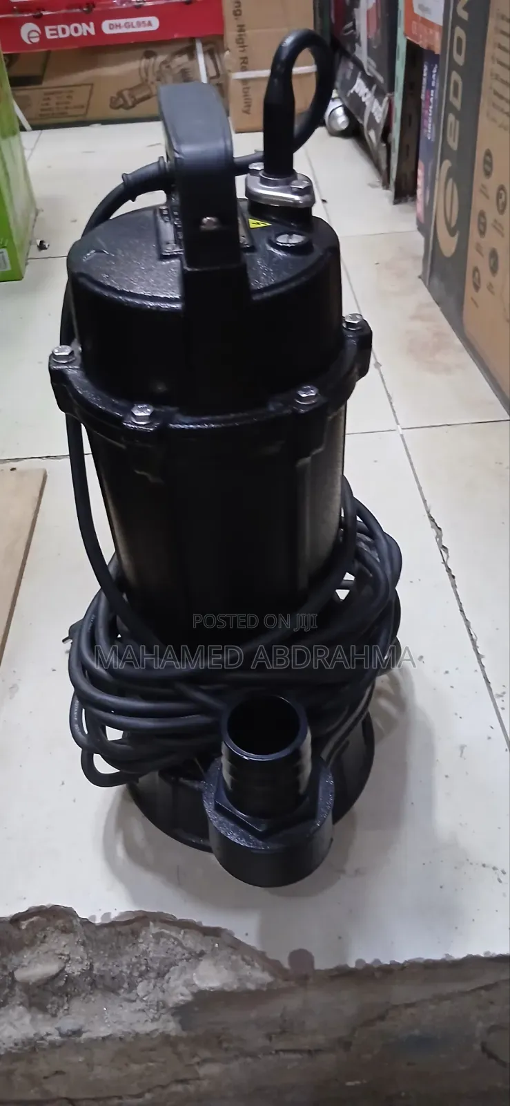 Aquastrong Sewage Submersible Pump 1.1kw 1.5 HP Made in Italy