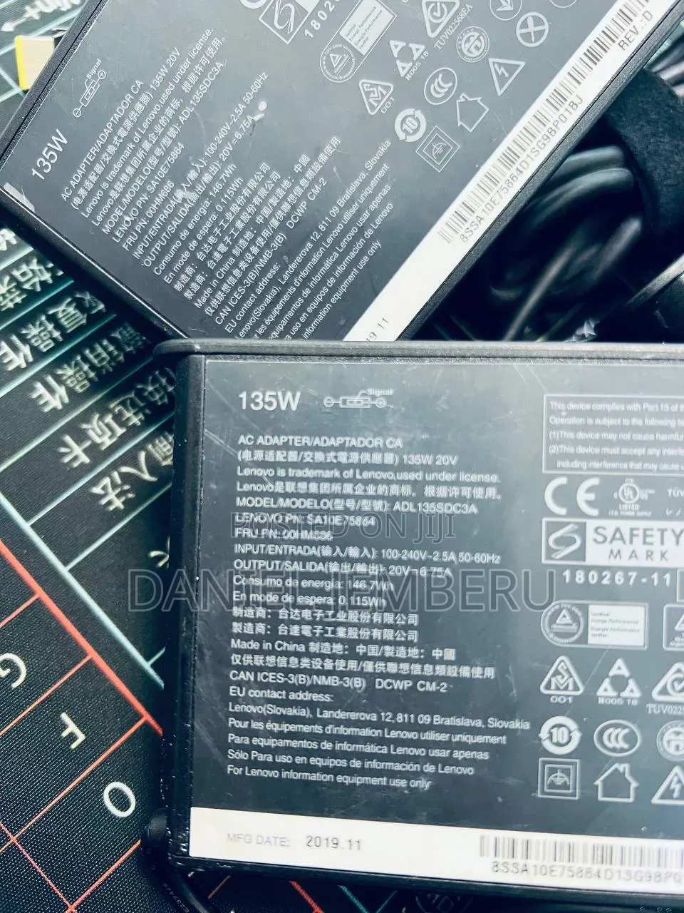 Lenovo USB 135w Original Charger