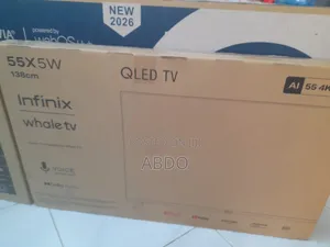 Infinix Smart Qled TV 55 Inch Andraid Framless Adis 2026 Quality Hi