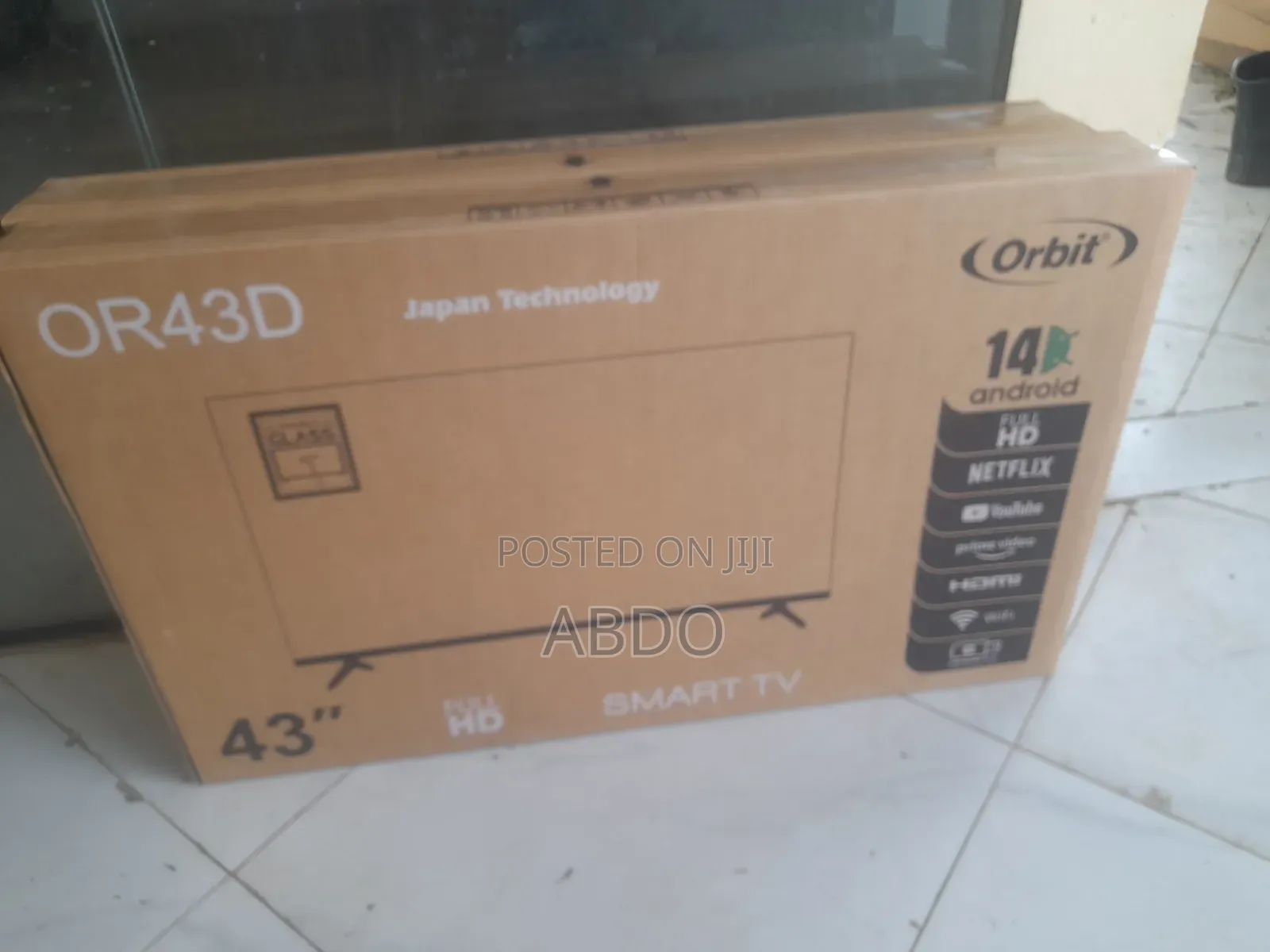 Orbit Smart Qled TV 43 Inch Andraid Framless Webos TV 2026 Hifi