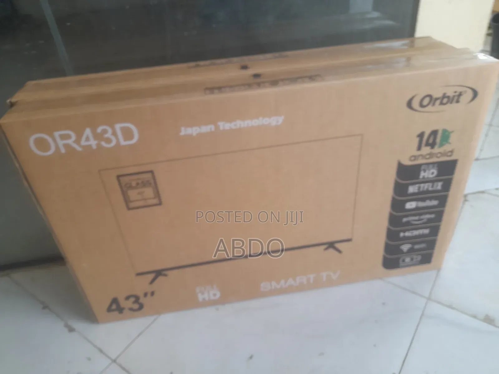 Orbit Smart Qled TV 43 Inch Andraid Framless Webos TV 2026 Hifi