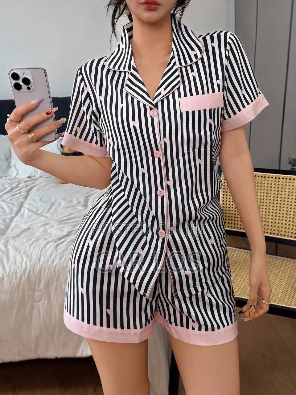 Pajama Shor Set