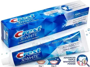 Crest 3D White Advanced Triple Whitening Toothpaste(የጥርስ ሳሙና ነጭ ማድረግ)
