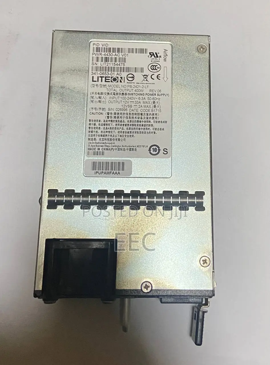 Lite-on 400W Switching Power Supply (Model PS-2421-2-LF)