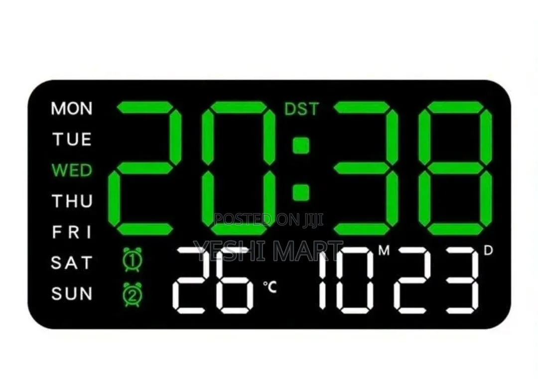 Modern Living Room Decor Digital Clock Alarm Clock Bedroom Dorm Decor