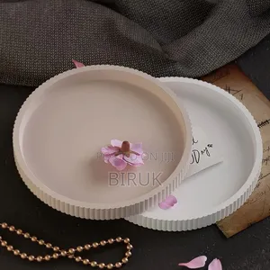 Round Divided Tray Silicone Mold