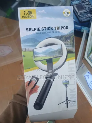 Koosda Self Stick Tripod With in Ring Light