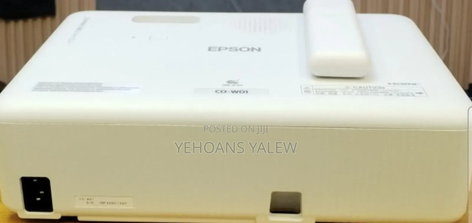 Brand New Packed With Cartoon
Epson Projector 
Model : CO-W01
With