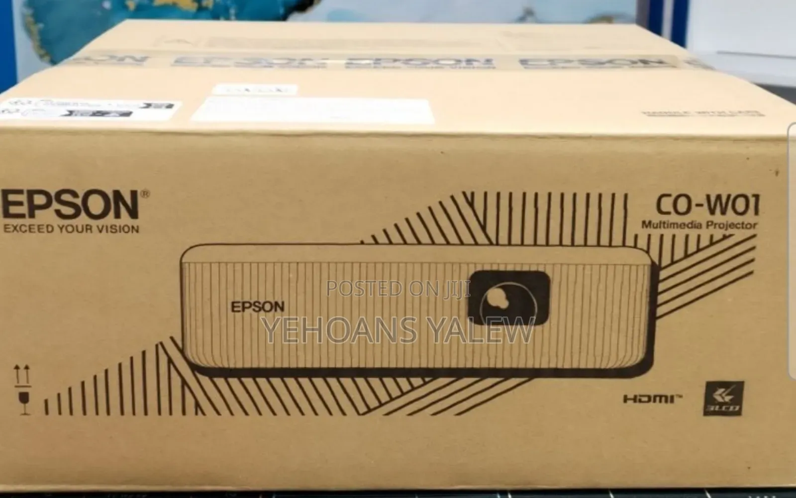 Brand New Packed With Cartoon
Epson Projector 
Model : CO-W01
With