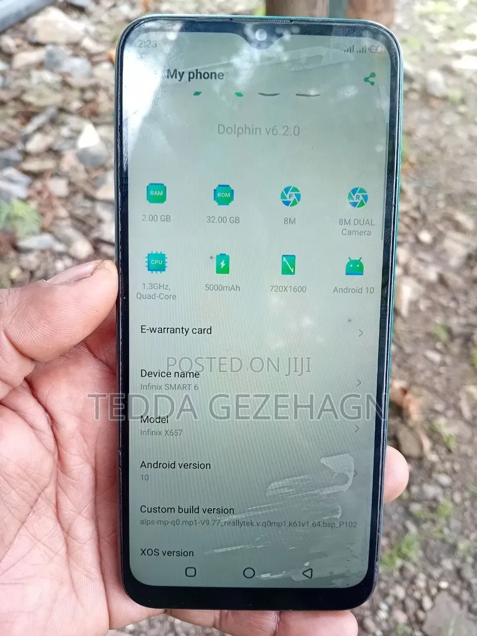 Infinix Smart 6 32 GB Blue