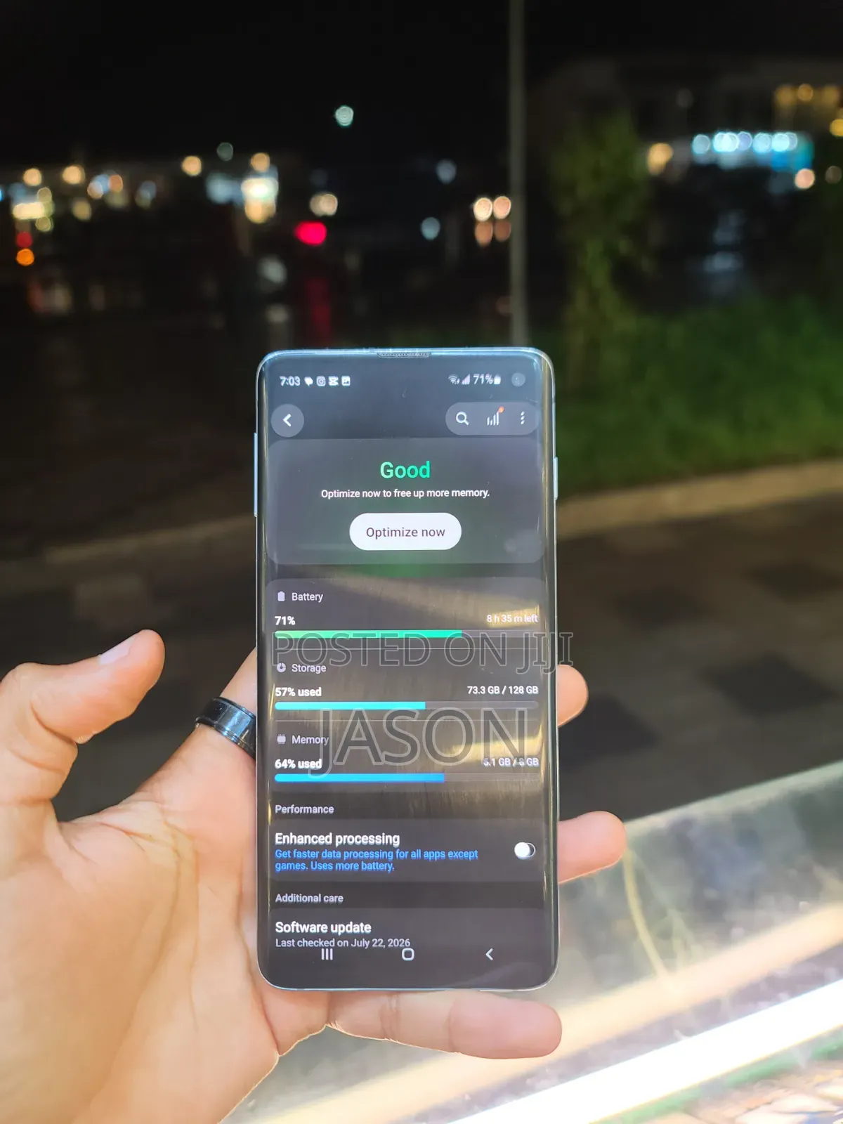 Samsung Galaxy S10 128 GB Blue