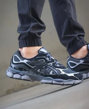 Asics Gel- Nyc Black High Master Quality Smooth Shoes Made in Vietnam