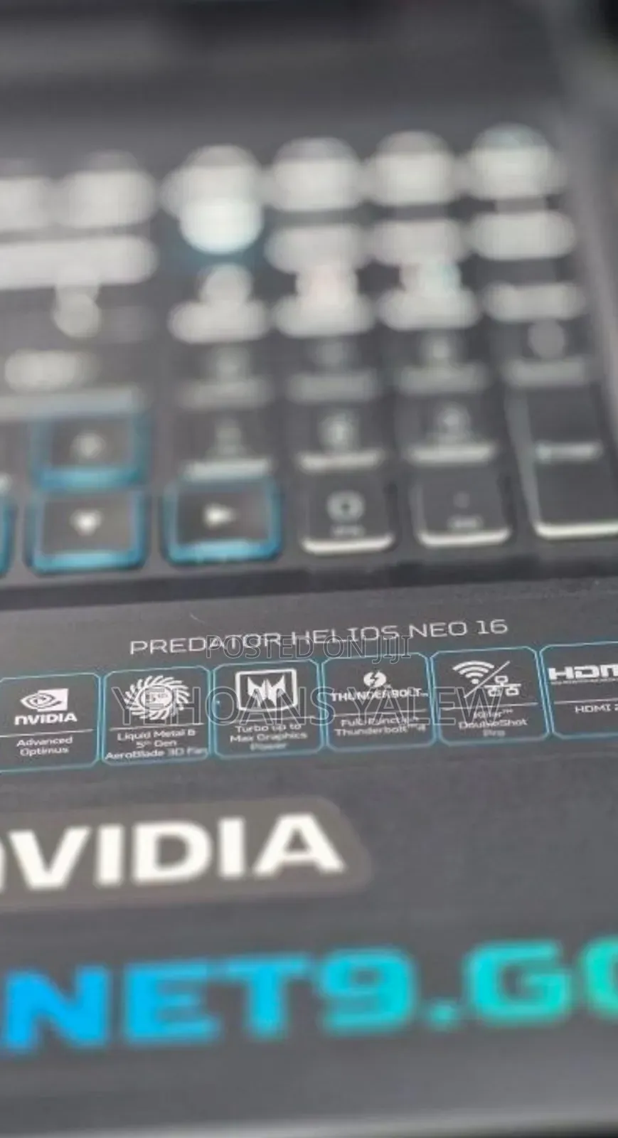 New Laptop Acer Predator Helios Neo 16 16GB Intel Core i7 SSD 512GB