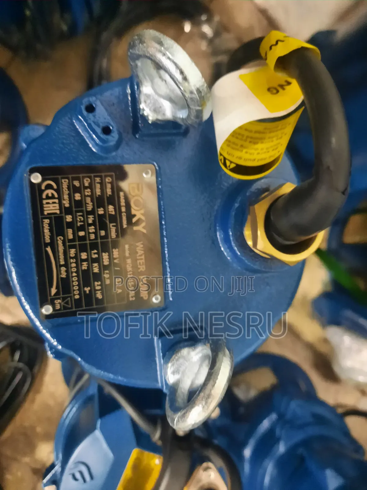 Dewatering Sumersible Water Pump የቆሻሻ ውሀና የጭቃ ፓምፕ ባለ ምላጭ