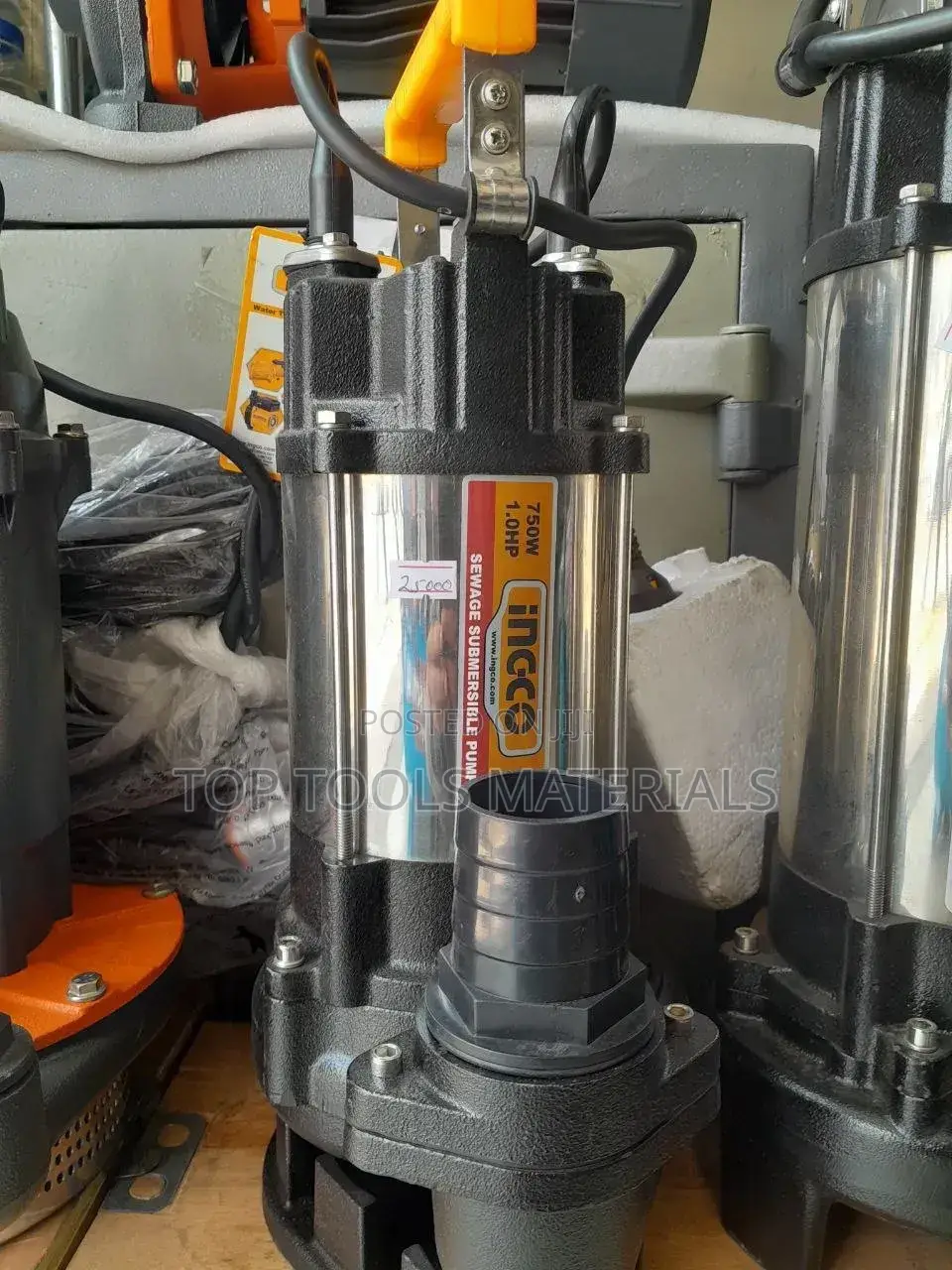 INGCO 750W (1.0 HP) Sewage Submersible Pump