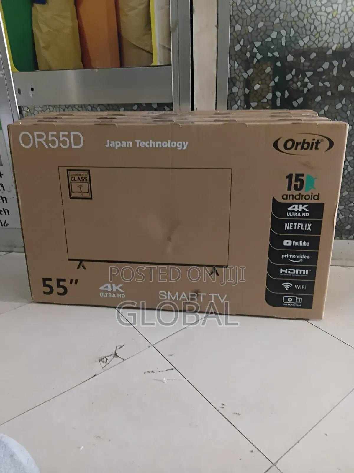 Orbit 55"inch Android Version 15 Ultra TV