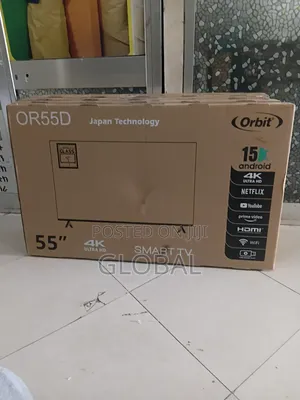 Orbit 55"inch Android Version 15 Ultra TV