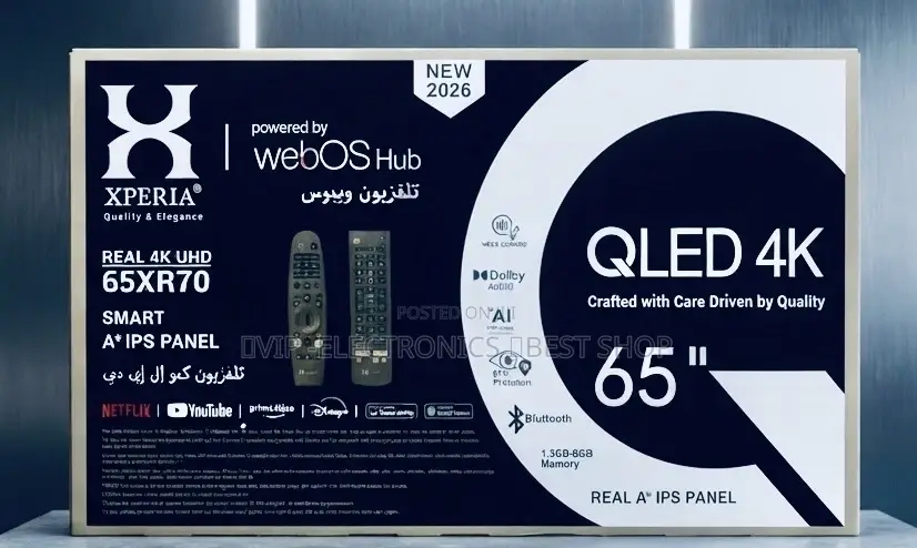 Xperia 65 Inch TV Qled Uhd Smart TV – 65xr70 Webos Hub