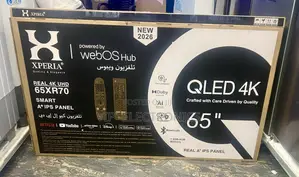Xperia TV 65 NCH Qled Smart TV. Real Uhd Qled Display, A+ Ips
