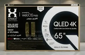 XPERIA 65 Inch TV QLED Smart TV – 65XR70 WebOS Hub