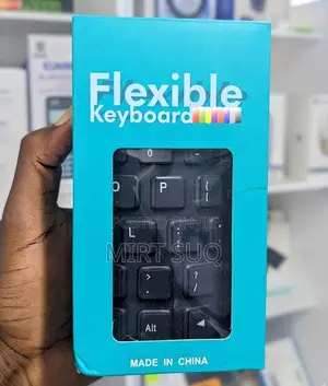 USB Flexible Silicone Wired Keyboard for PC, Lapto