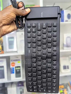 USB Flexible Silicone Wired Keyboard for PC, Lapto