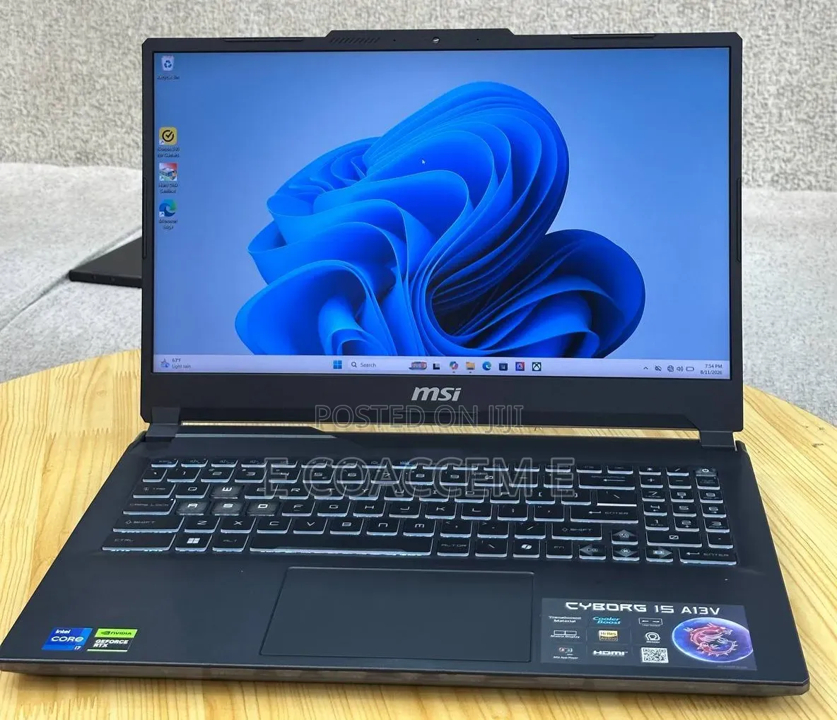 New Laptop MSI 32GB Intel Core i7 SSD 1T