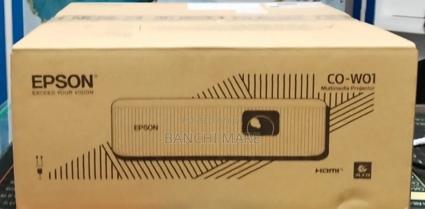 Brand New Packed With Cartoon
Epson Projector 
Model : CO-W01
With