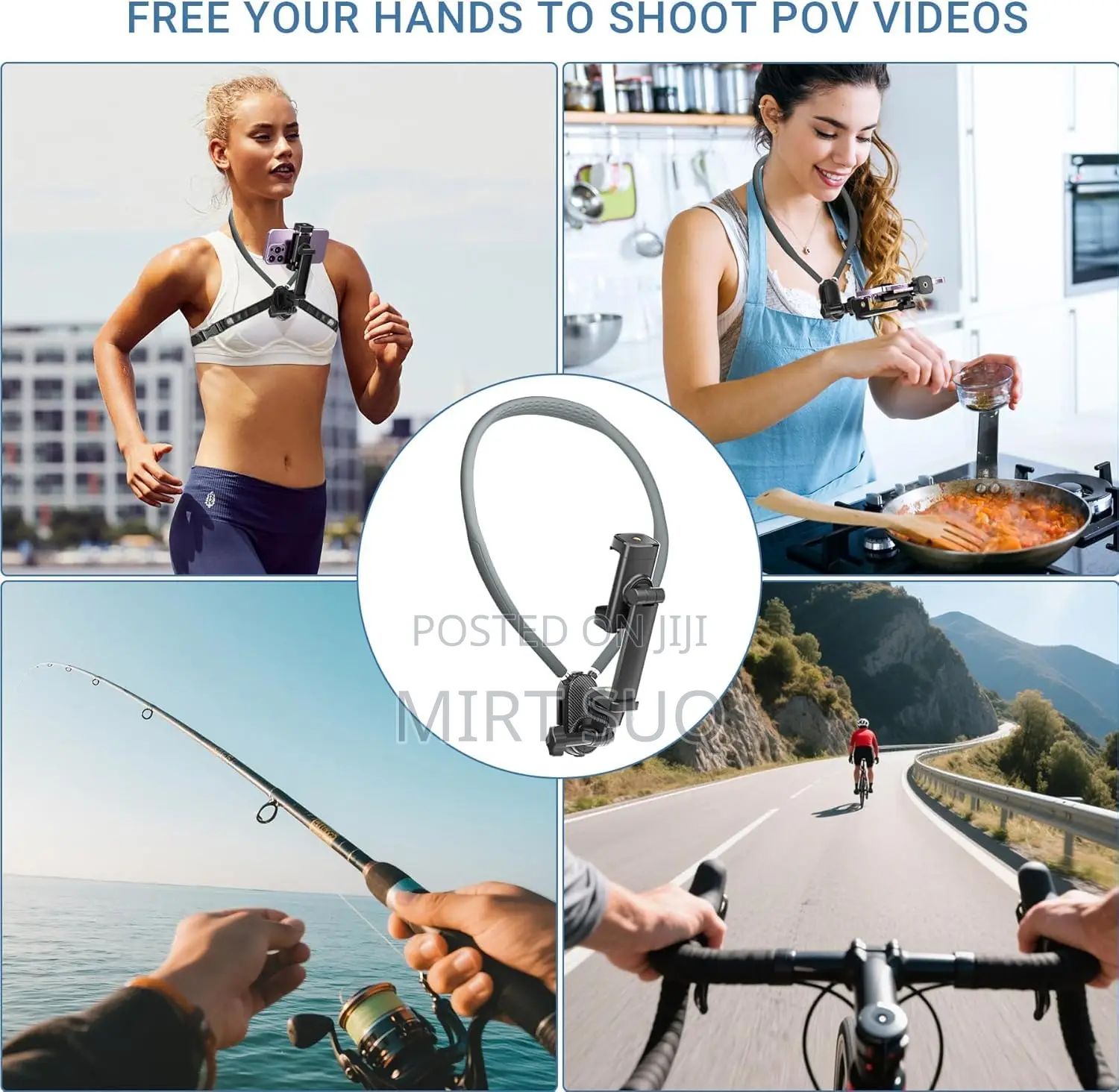 Phone Holder for Recording Hands-Free