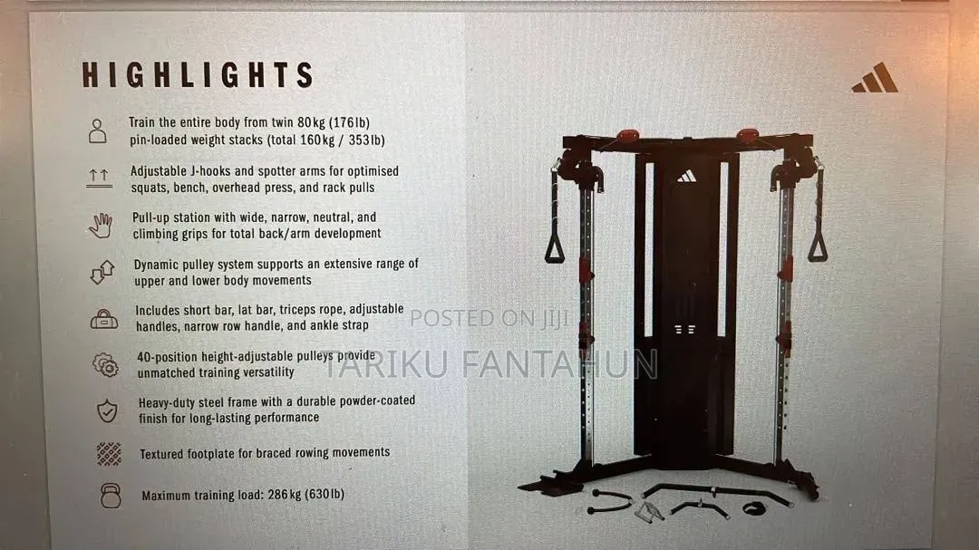 Cable Crossover Gym Station
