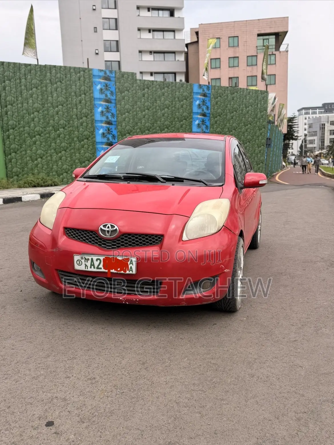 Toyota Yaris 2008 Red
