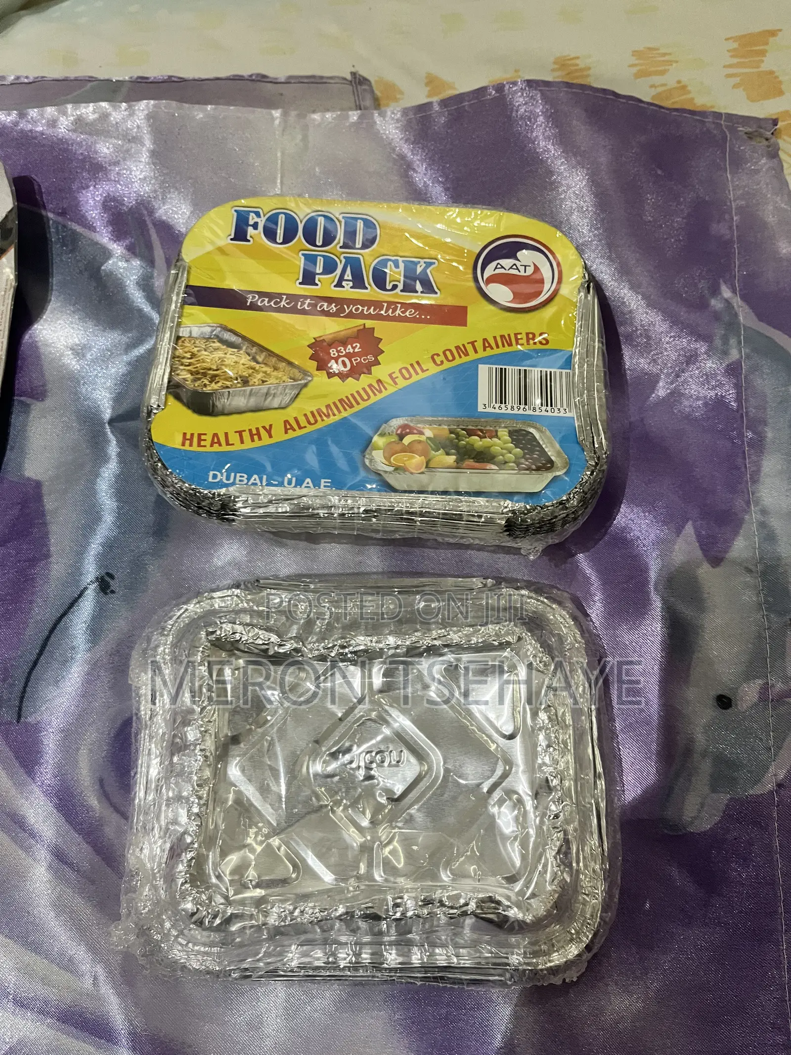 Aluminum Food Container 10 Pieces