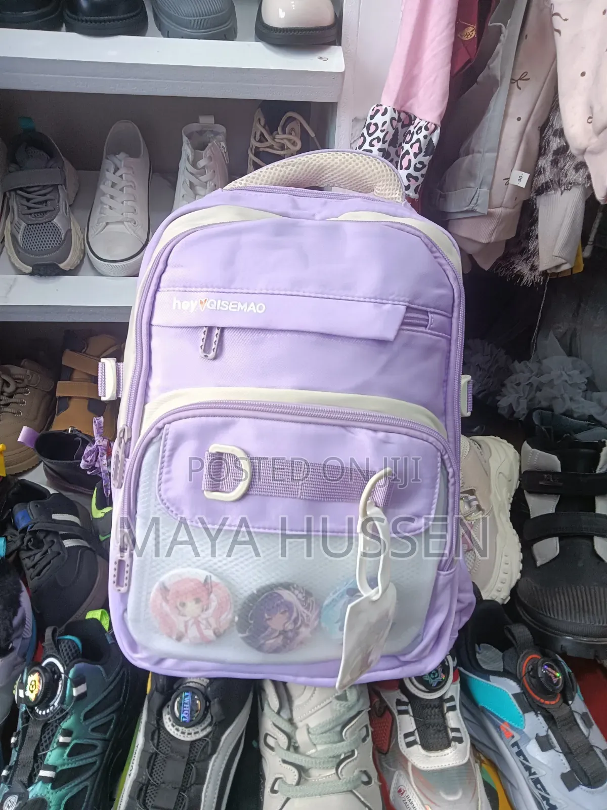 Backpack With Badges