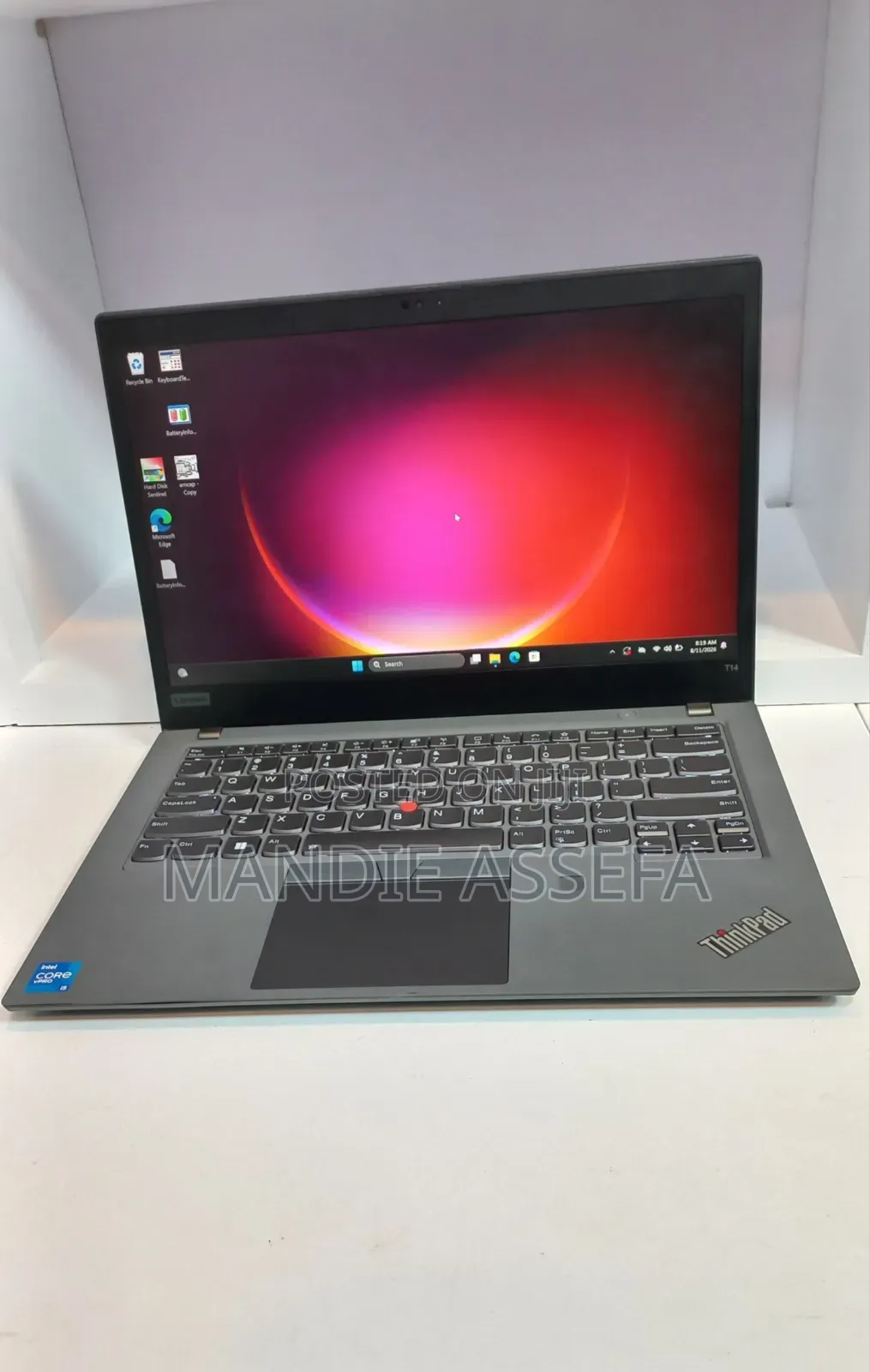 New Laptop Lenovo ThinkPad T14 16GB Intel Core i5 SSD 512GB