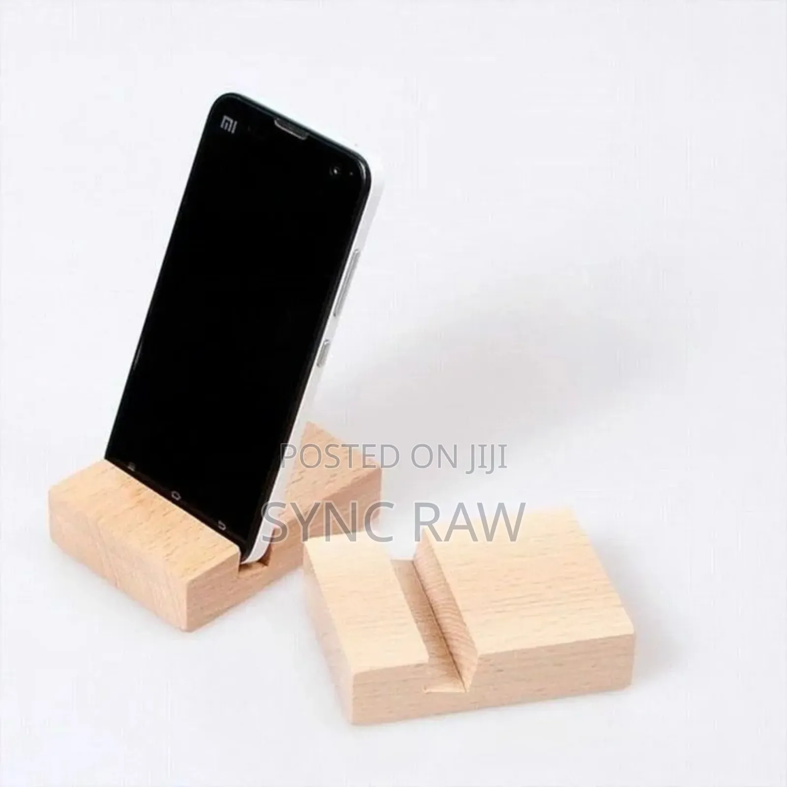 Groove Wooden Phone Stands