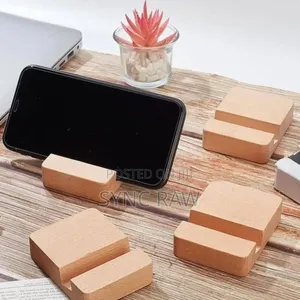 Groove Wooden Phone Stands