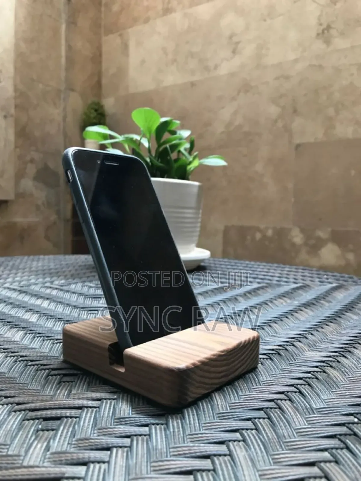 Groove Wooden Phone Stands