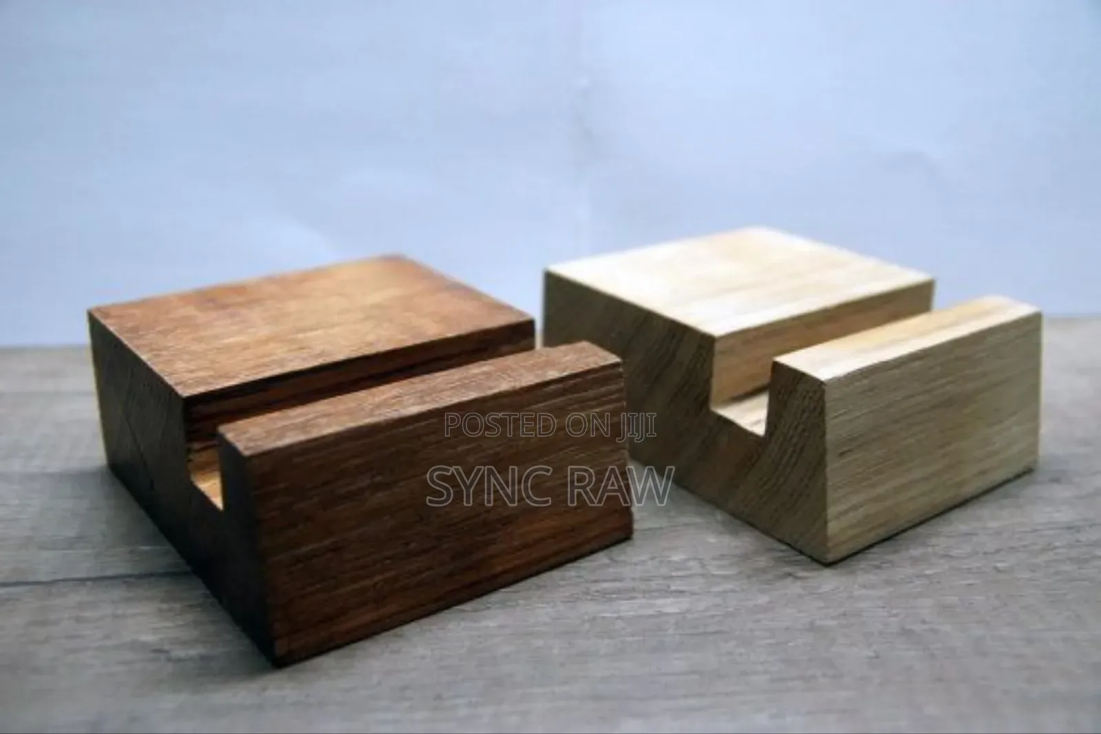 Groove Wooden Phone Stands